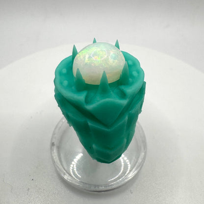 TO BE CAST - Medieval Fantasy Opal Ring In sterling Silver