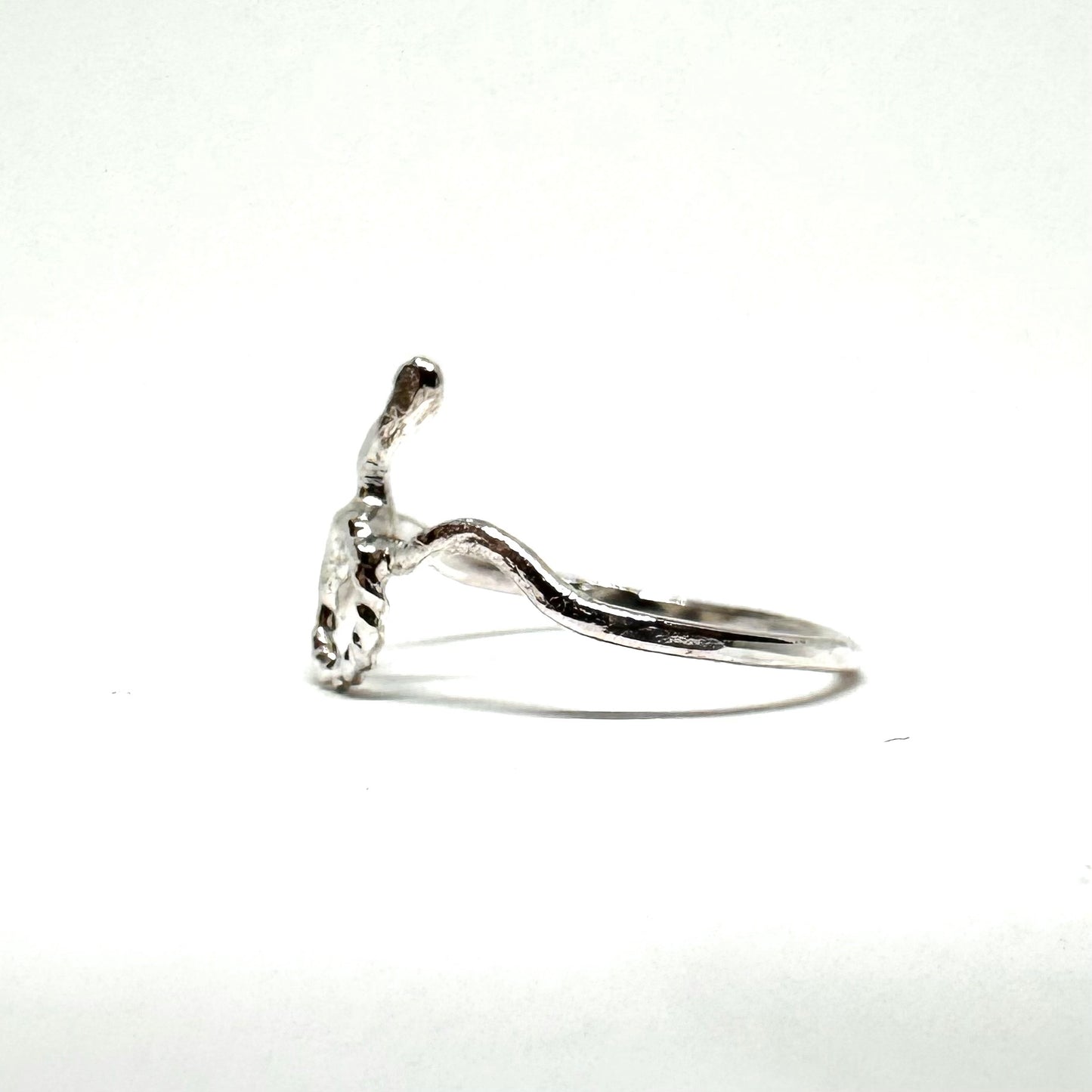 Snake Stacker in Sterling Silver