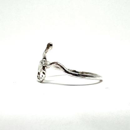 Snake Stacker in Sterling Silver