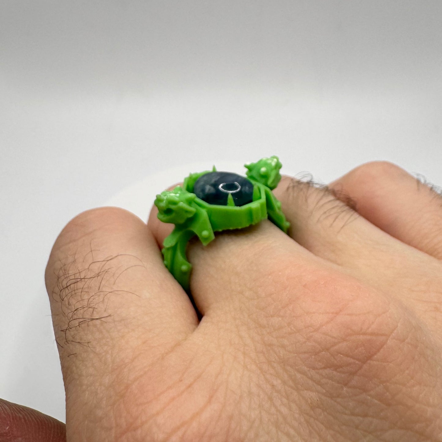 TO BE CAST - Sentinel Signet Ring With Kyanite In sterling Silver