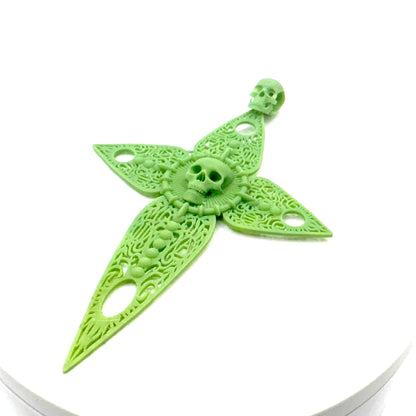 TO BE CAST -  Skull Cross Pendant In sterling Silver