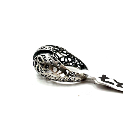 Geometric Ring In Sterling Silver