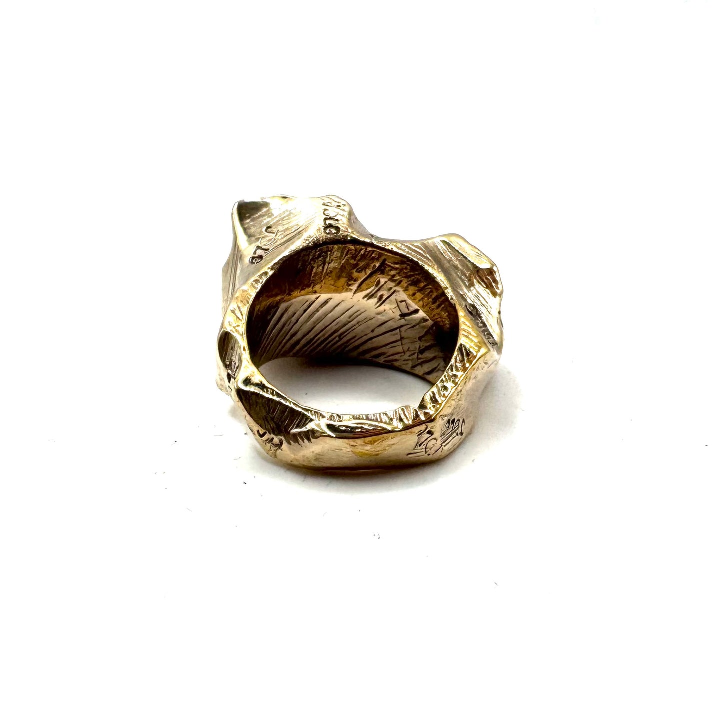 Modern Ring in Bronze