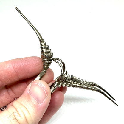 Spines Bronze Brutalist Ring