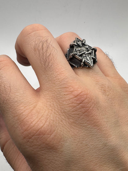 The Modred Ring in Sterling Silver