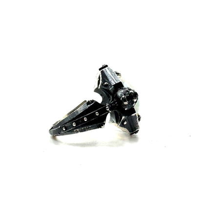 Opal Gargoyle Sanctum Ring In sterling silver