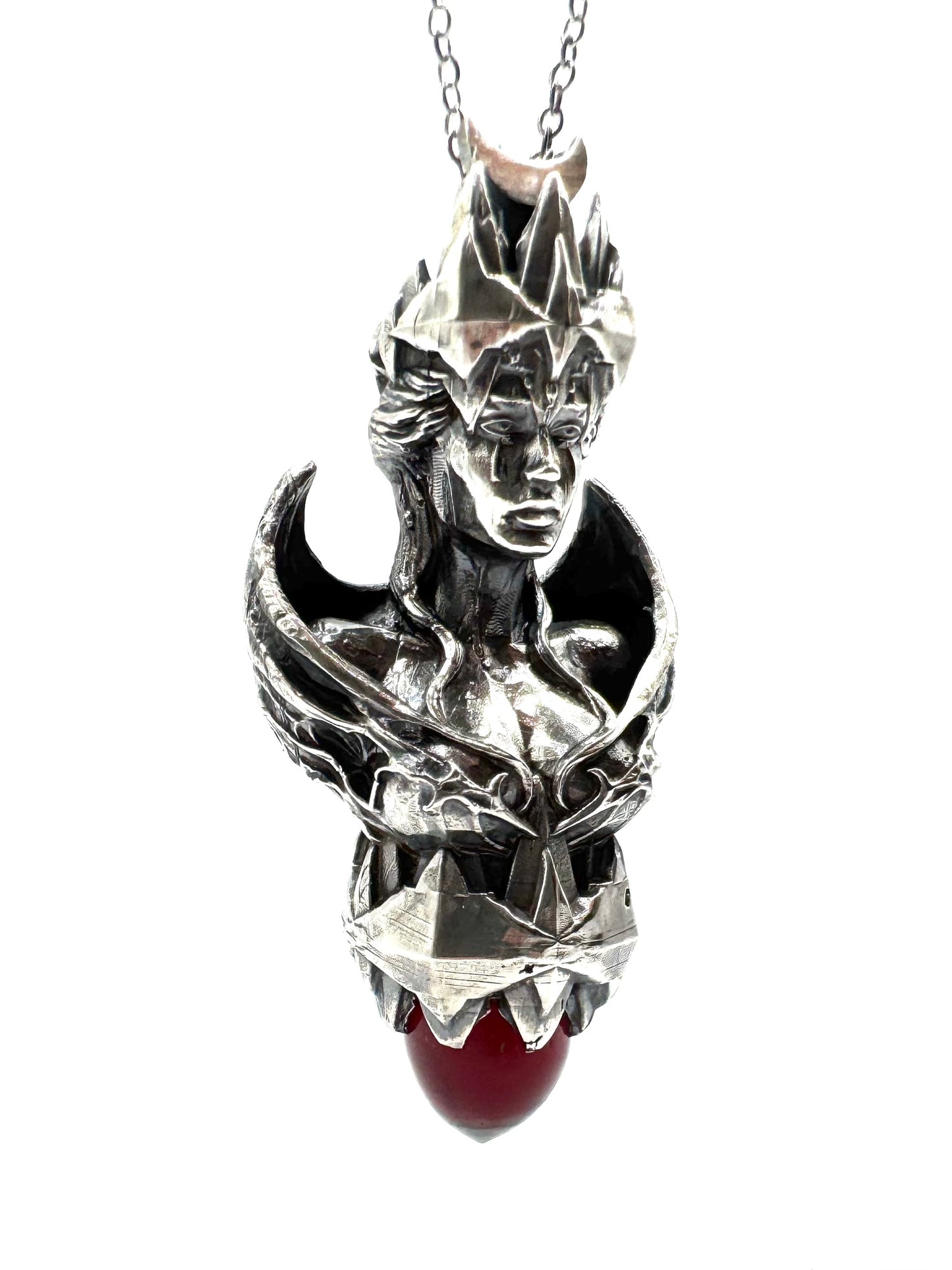 Lilith Talisman Pendant With Garnet