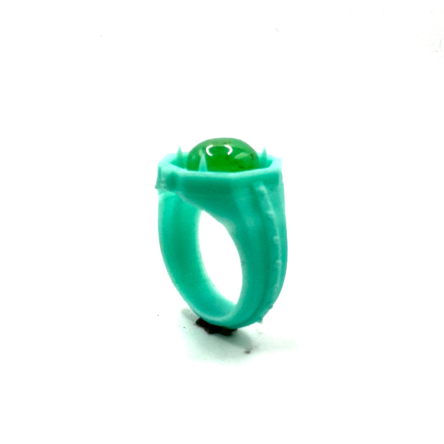 TO BE CAST - Citadel Signet Ring With Chrysoprase In sterling Silver