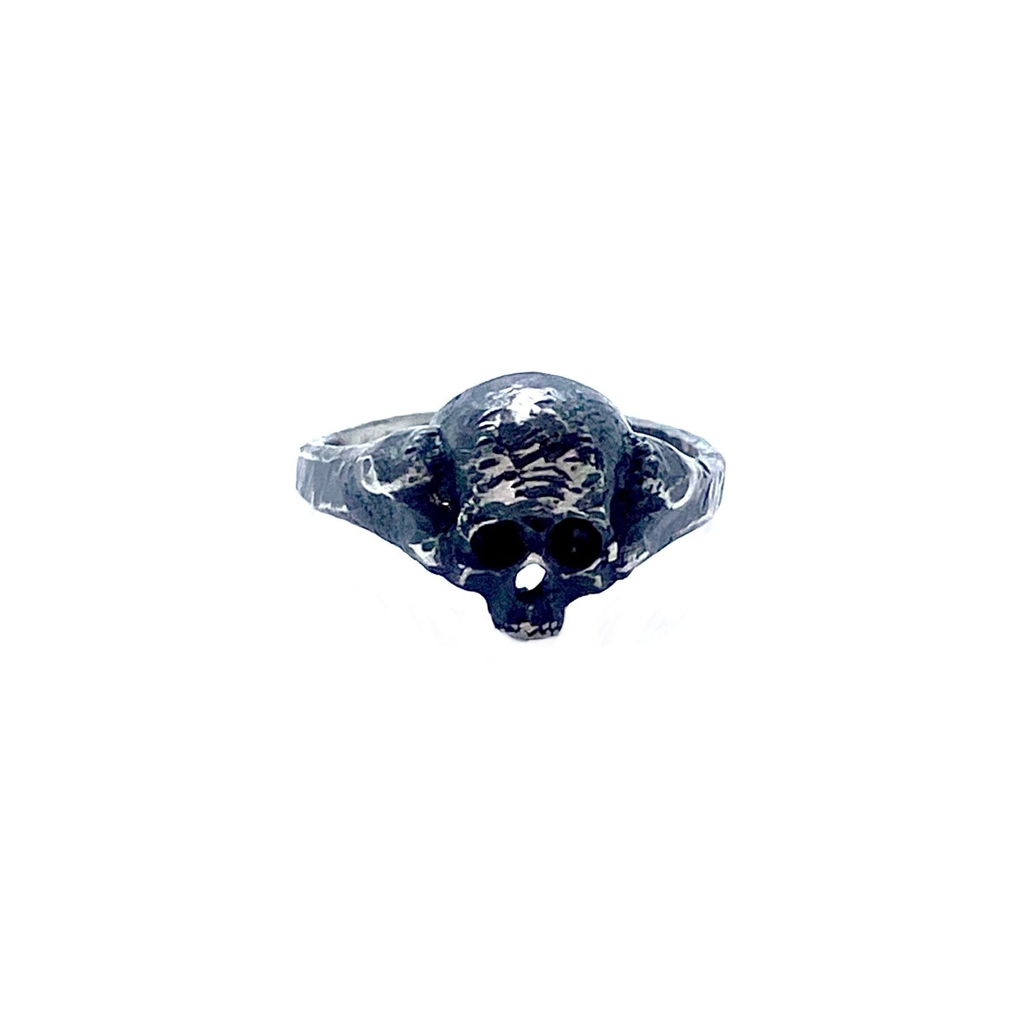 Shadow Sovereign Skull Ring Sterling Silver