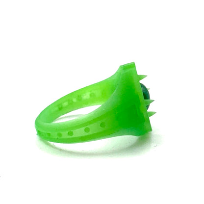 TO BE CAST - Sanctum Signet Ring With Green Onyx In sterling Silver