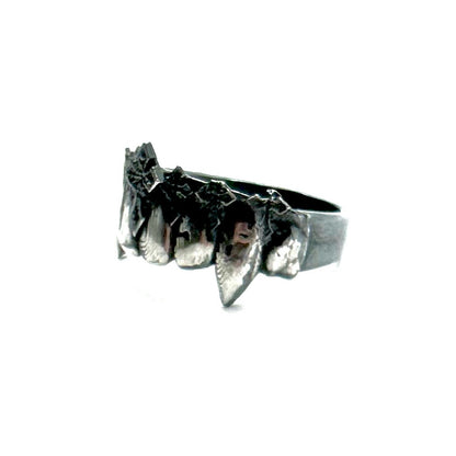 Vampire Fang Ring in Sterling Silver