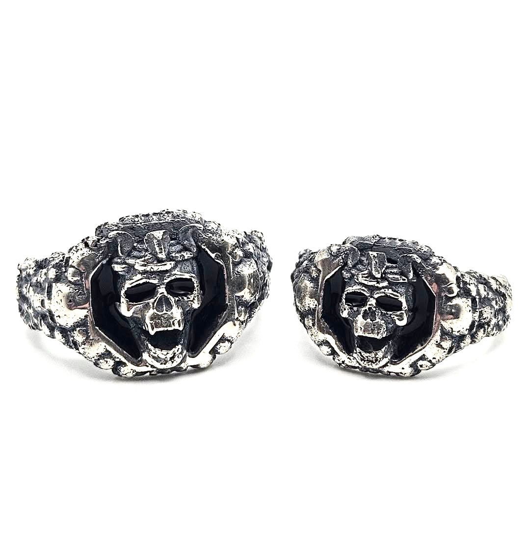 The Serpent’s King Ring In Sterling Silver