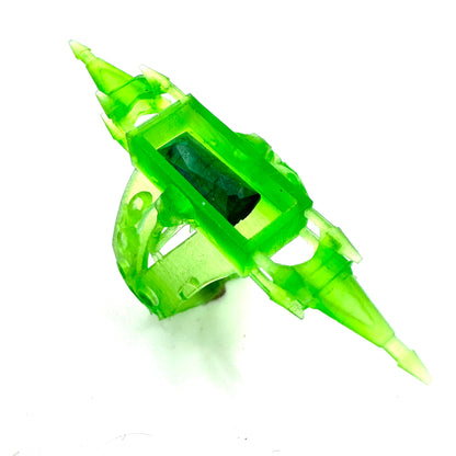 TO BE CAST - Mausoleum Ring With Tourmaline In sterling Silver