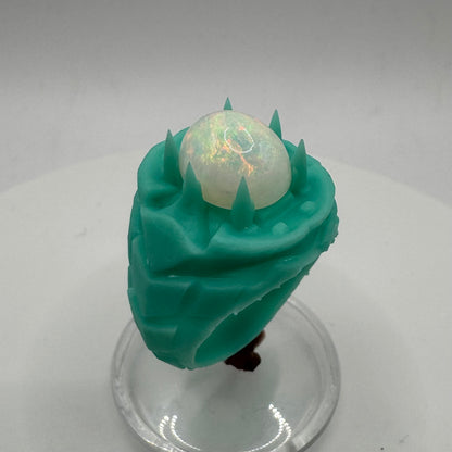 TO BE CAST - Medieval Fantasy Opal Ring In sterling Silver