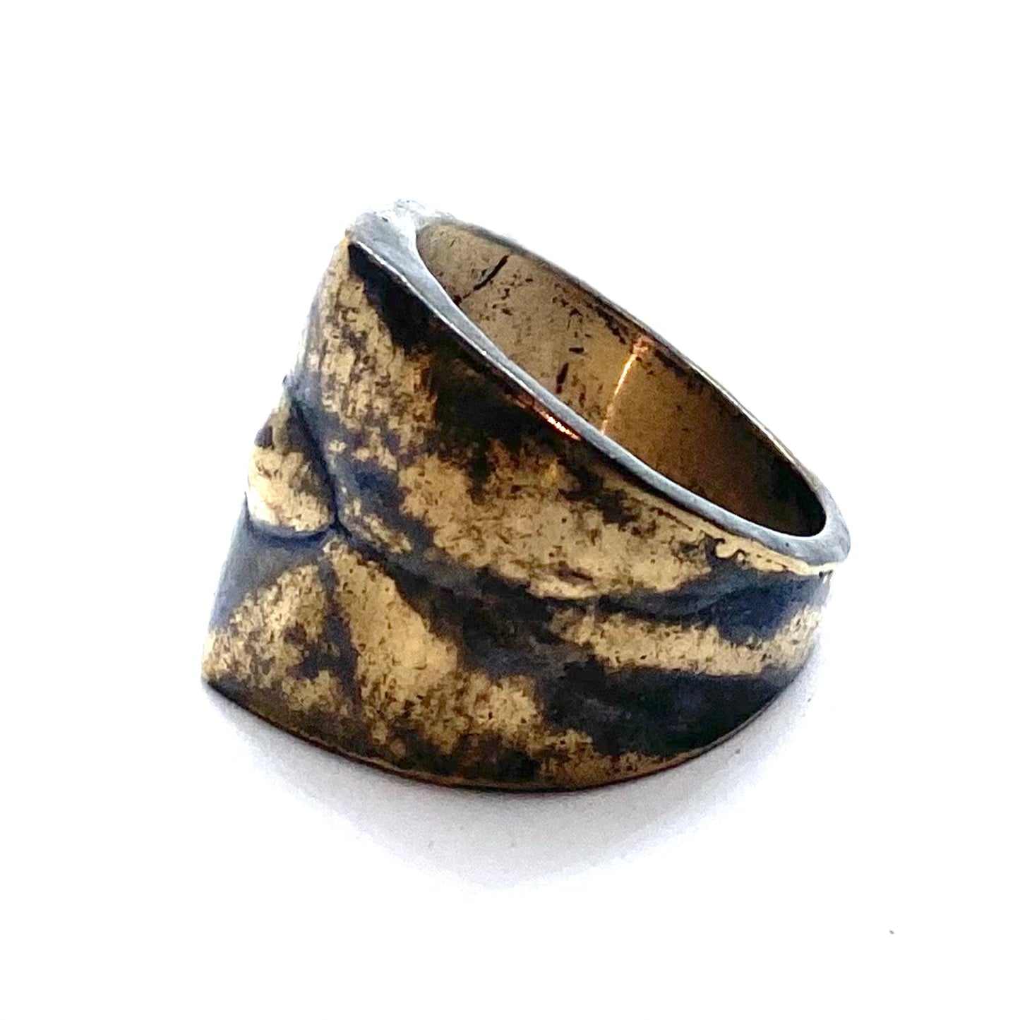 Introspection Bronze Brutalist Ring