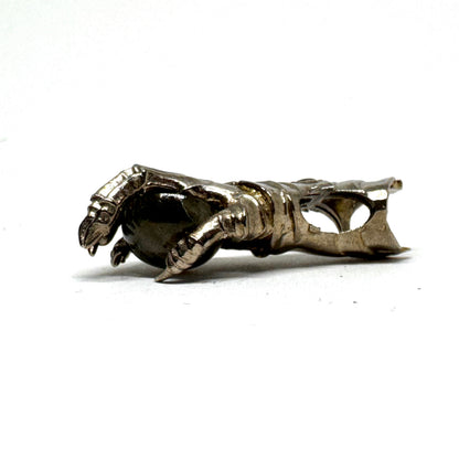 Abaddon Small Bronze Pendant Labradorite and Onyx