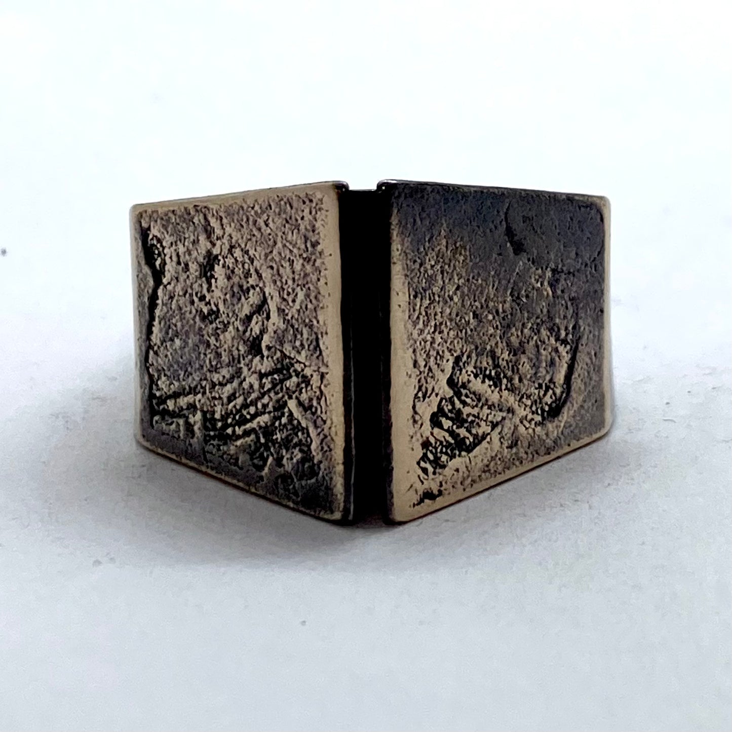 Fjell Bronze Brutalist Ring
