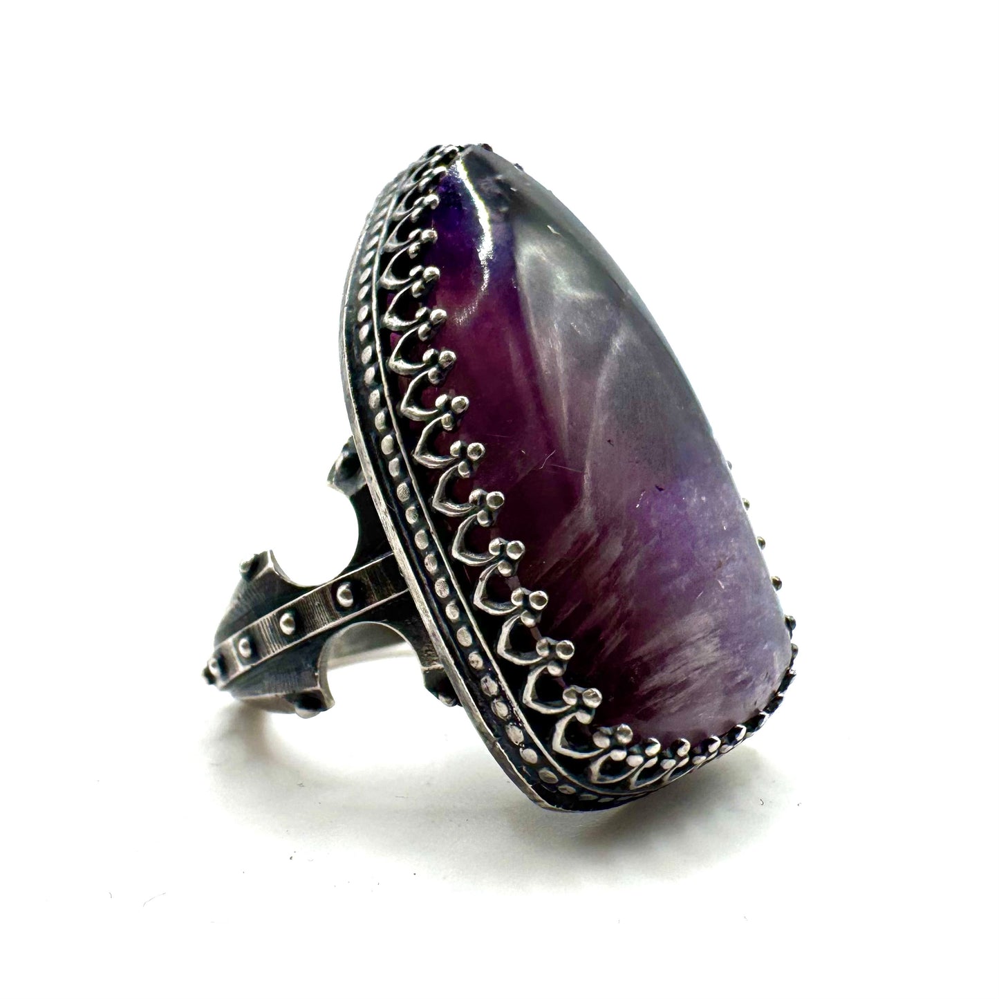 Amethyst Empress Ring in Sterling Silver