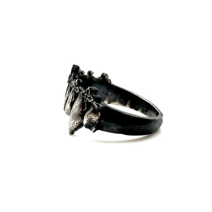 Vampire Fang Ring in Sterling Silver