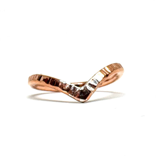 Sigil Cross Stacker in Copper and Brass