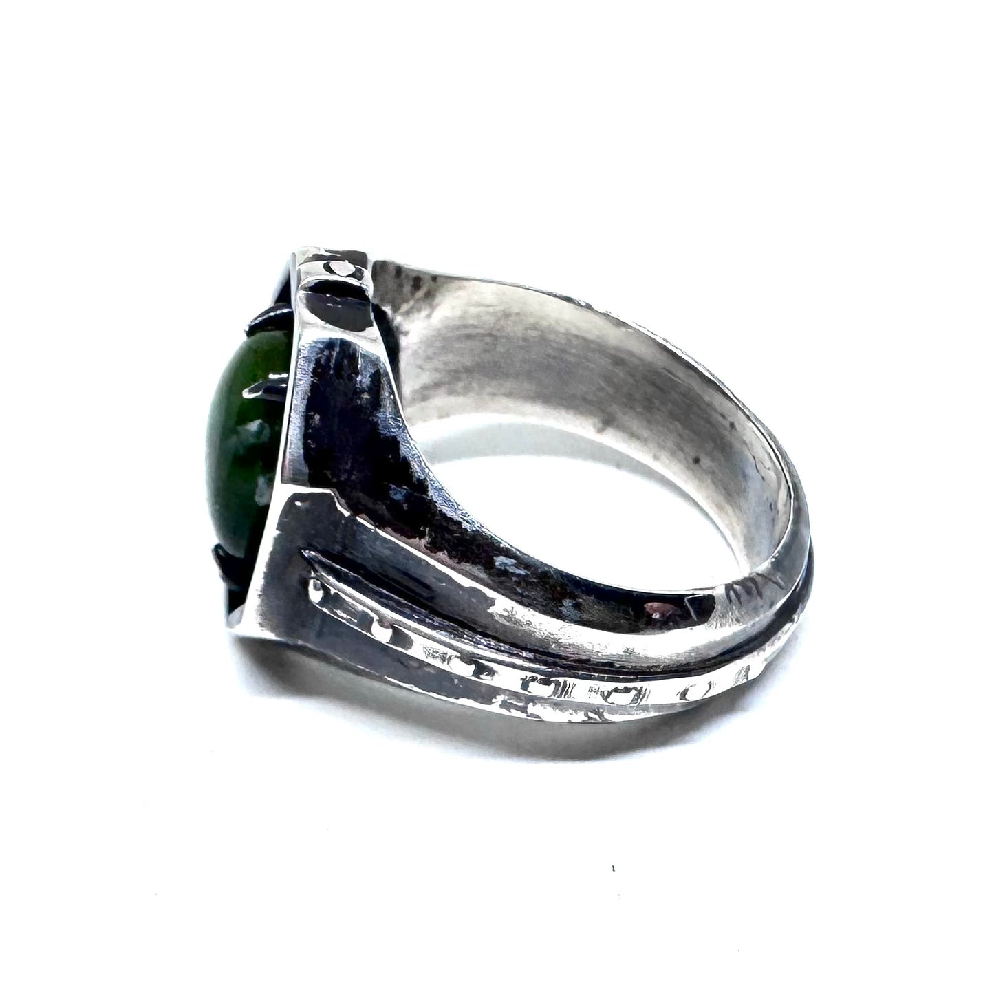 Ring of the Voidmage Set with Chrome Chalcedony Ring in Sterling Silver