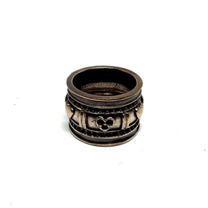 Crown Ring in Bronze