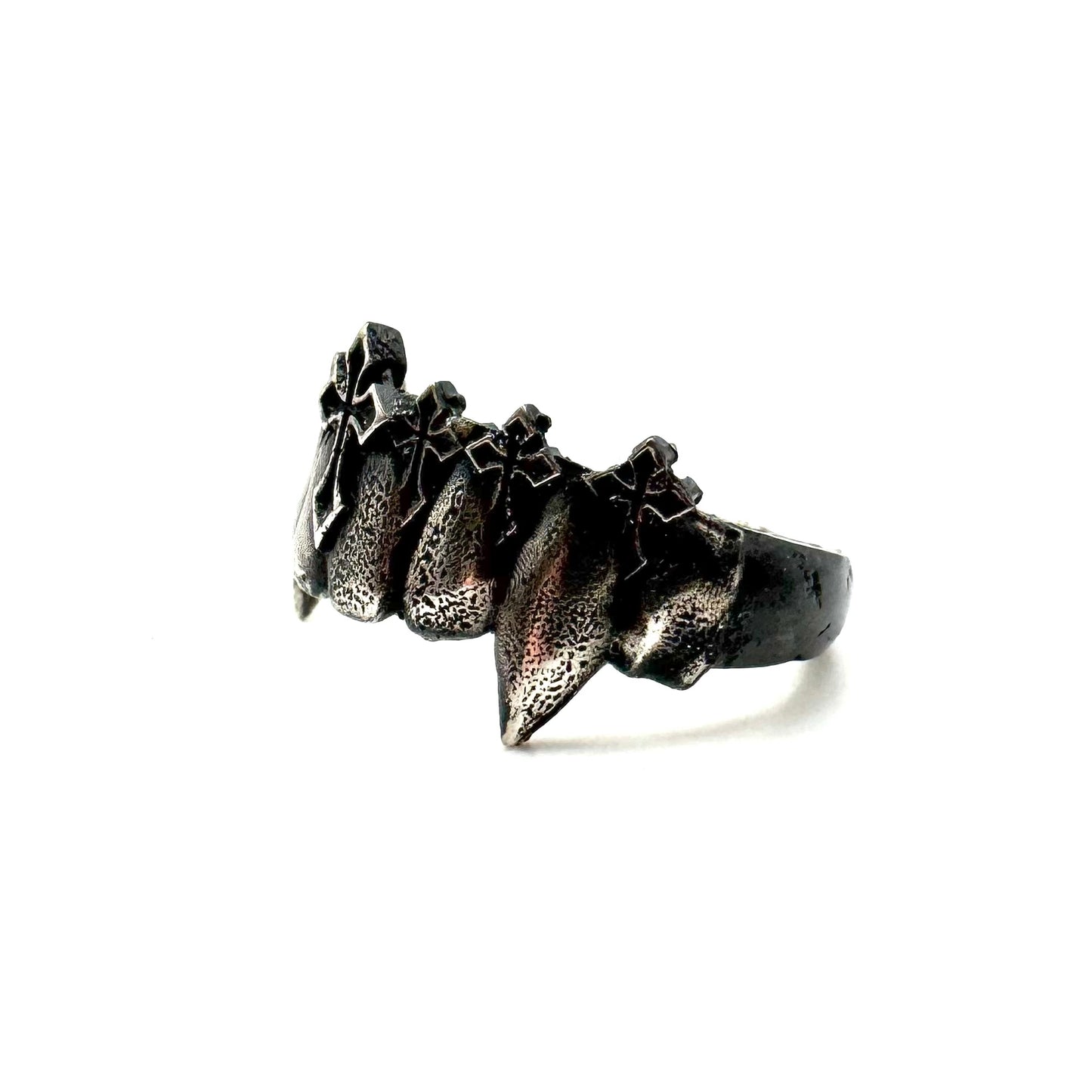 Vampire Fang Ring in Sterling Silver