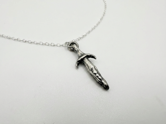 LIMITED EDITION - The Sword of Damocles Pendant in Sterling Silver