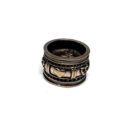 Crown Ring in Bronze