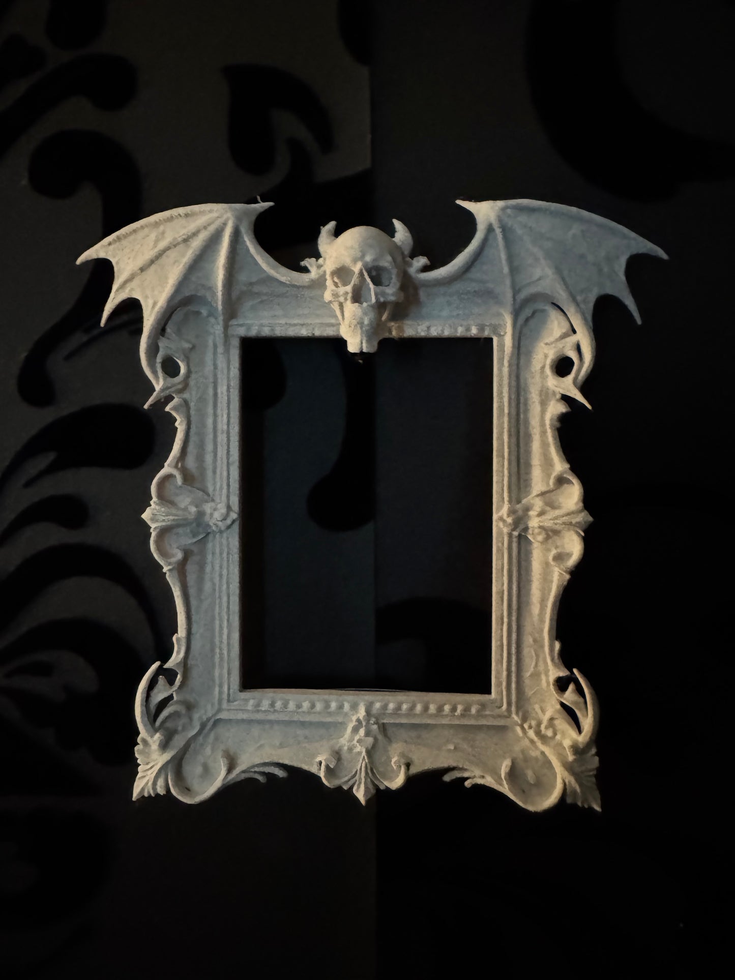 Bat Skull Picture Frame