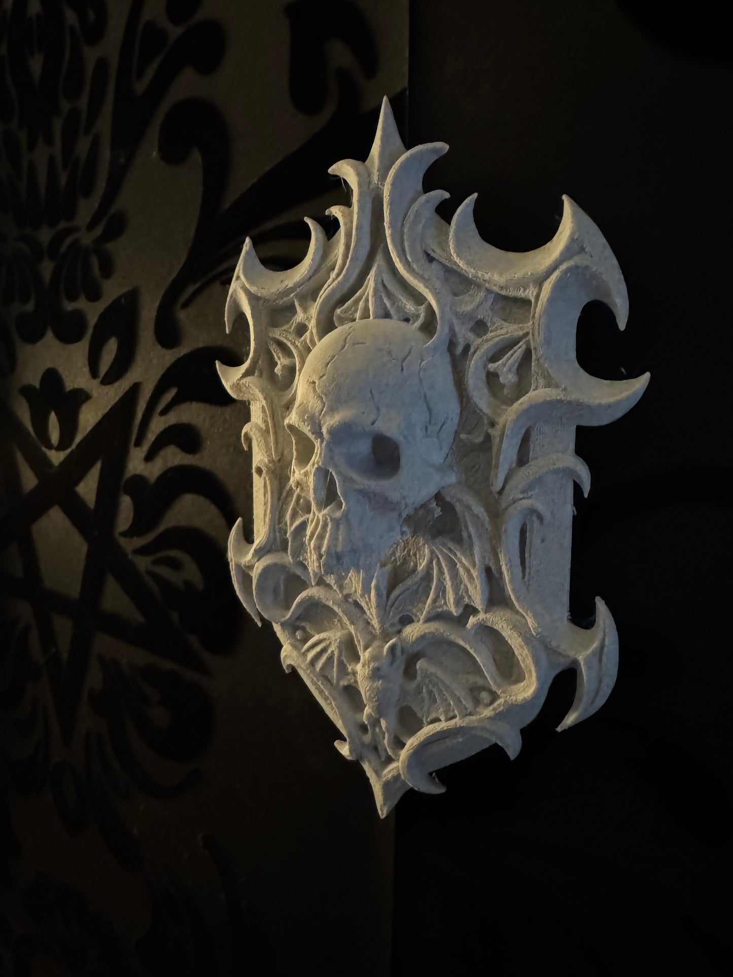 Dracula Skull Wall Mount