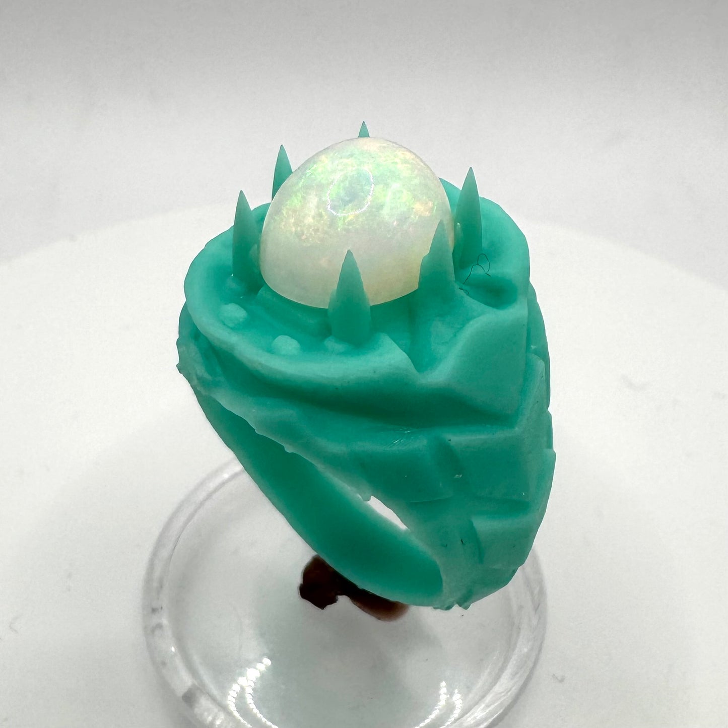 TO BE CAST - Medieval Fantasy Opal Ring In sterling Silver