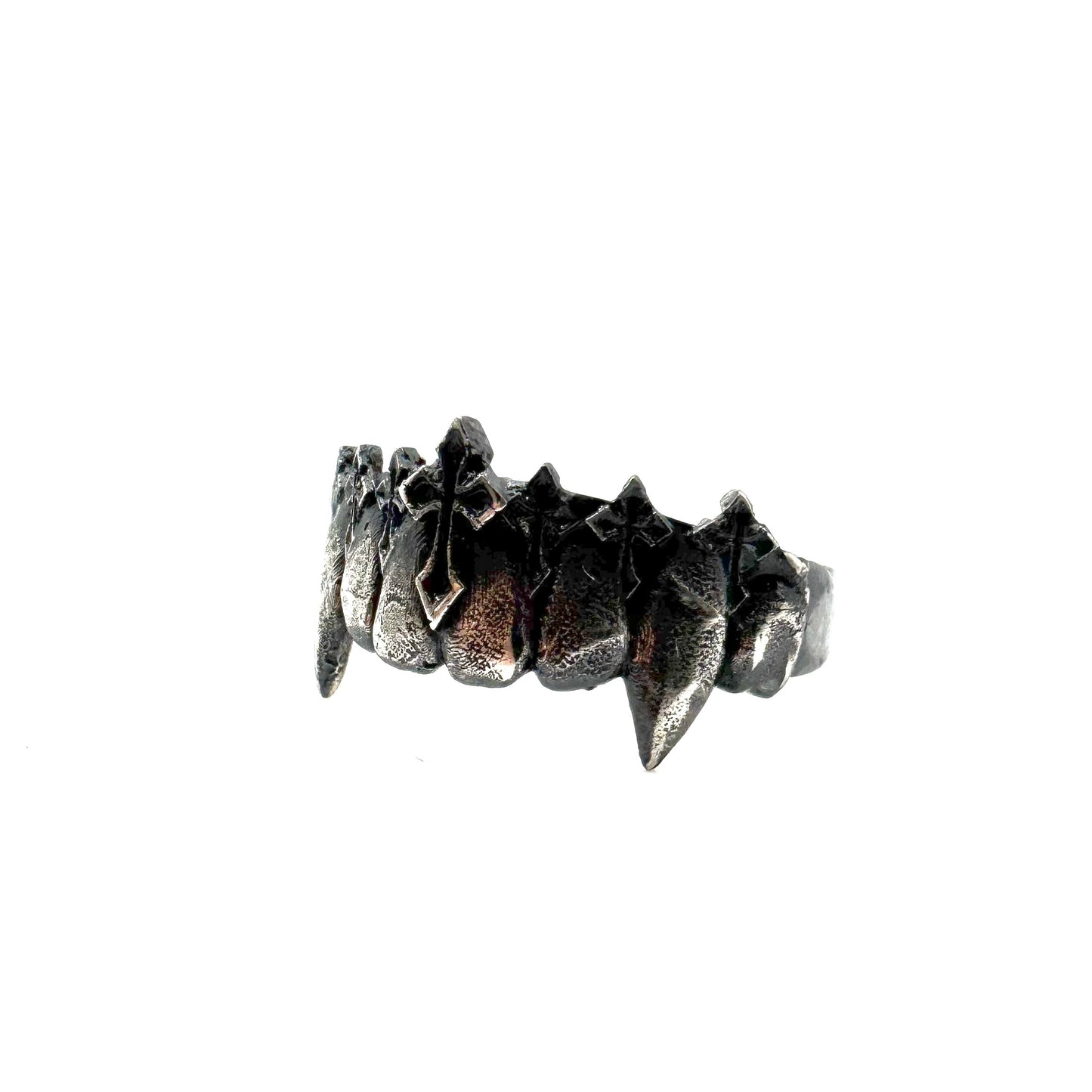Vampire Fang Ring in Sterling Silver