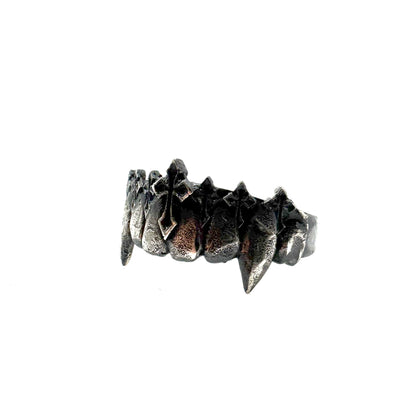 Vampire Fang Ring in Sterling Silver