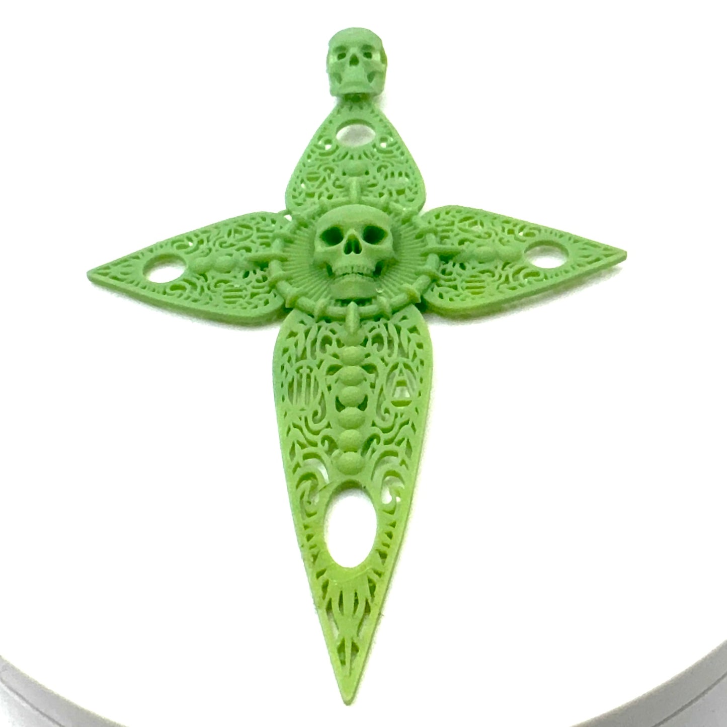 TO BE CAST -  Skull Cross Pendant In sterling Silver