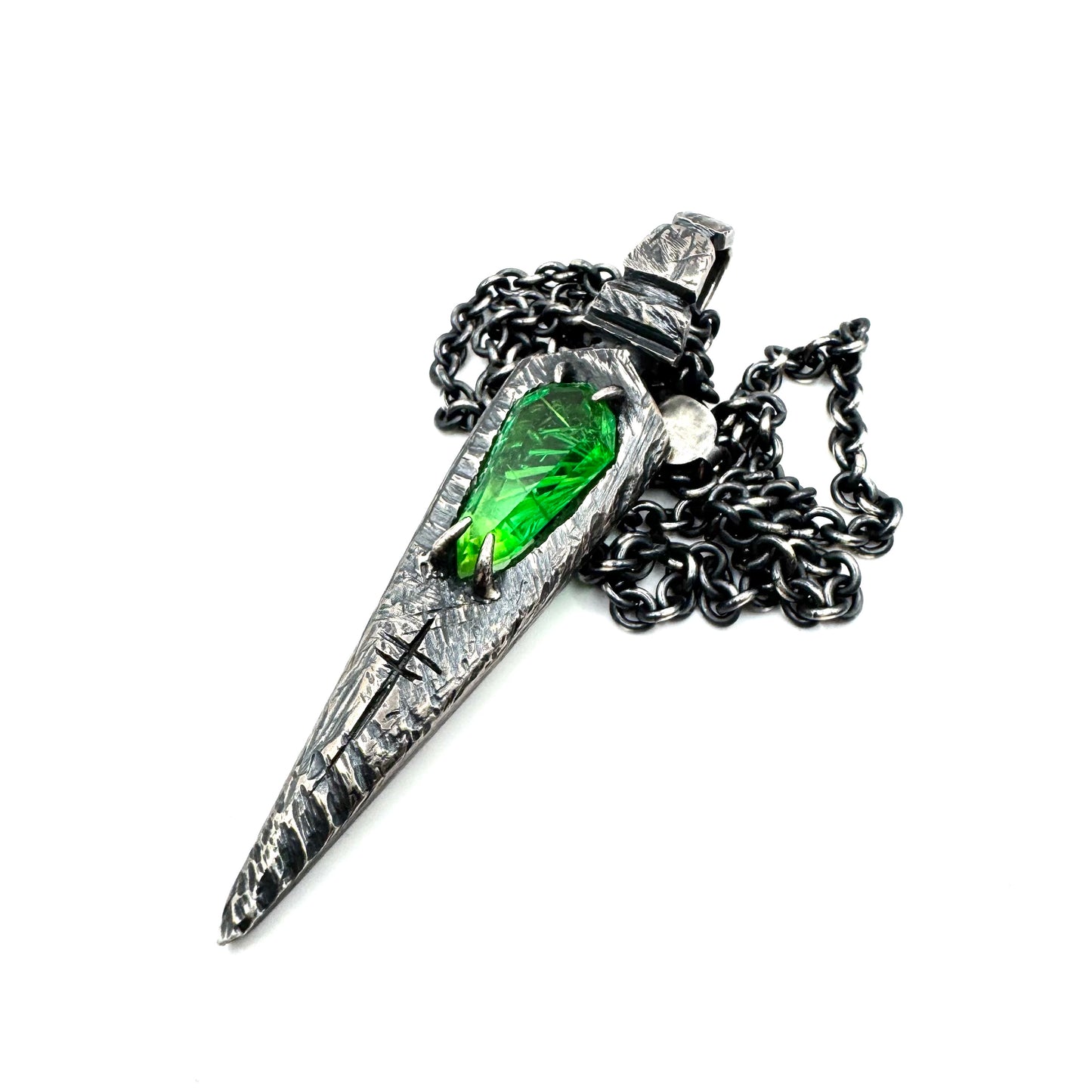 Bridewell Brutalist Necklace in Sterling Silver