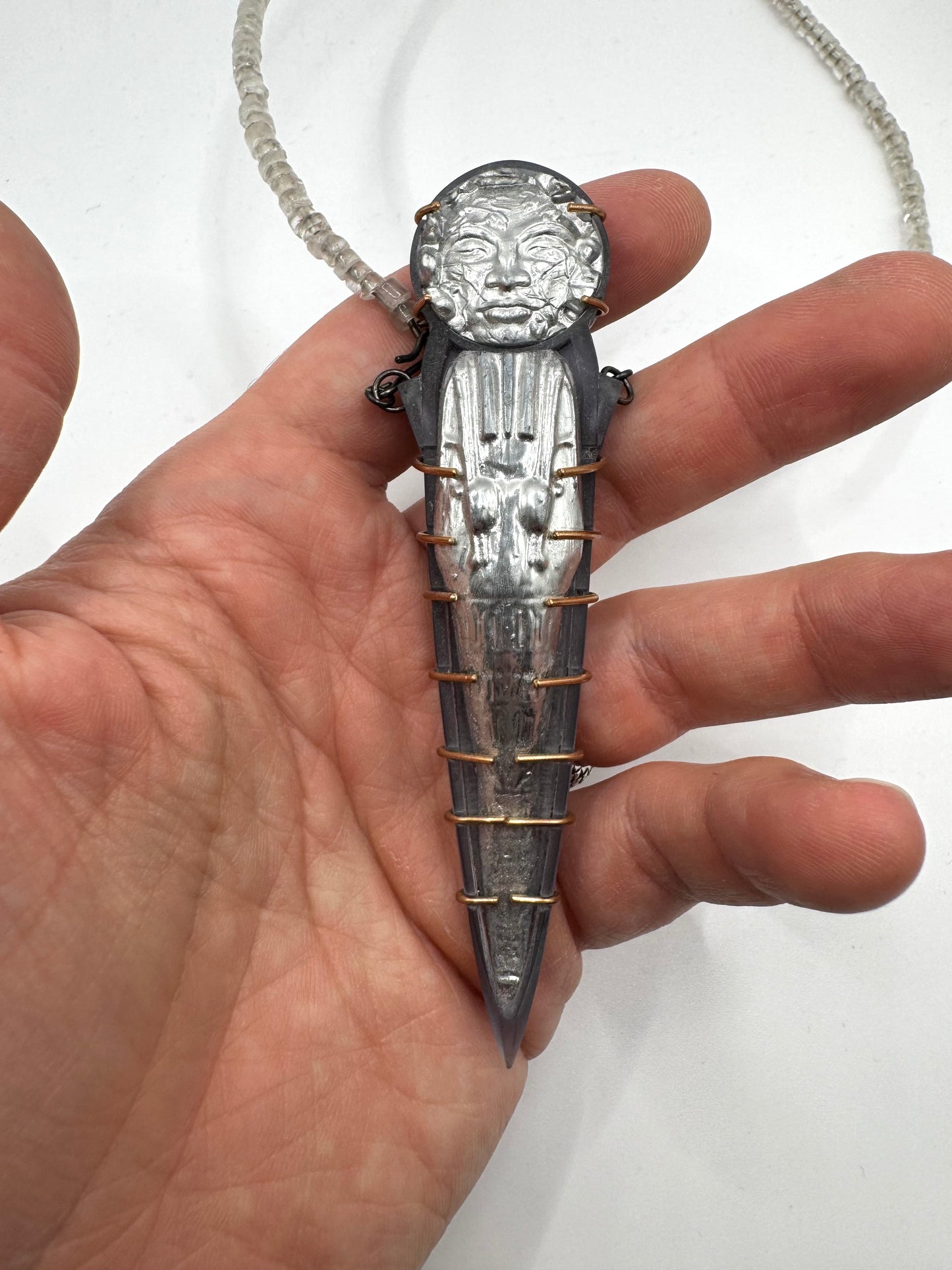 Mother Gaia Ushabti Necklace