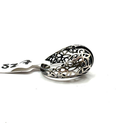 Geometric Ring In Sterling Silver