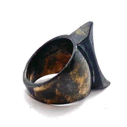 Mjolnir Brutalist Ring