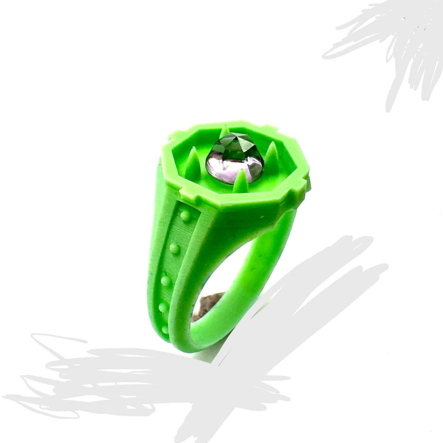 TO BE CAST - Sanctum Signet Ring With Amethyst In sterling Silver