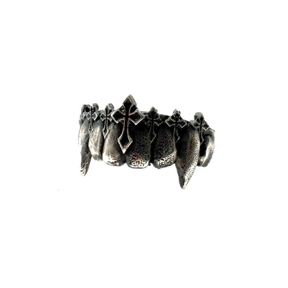 Vampire Fang Ring in Sterling Silver