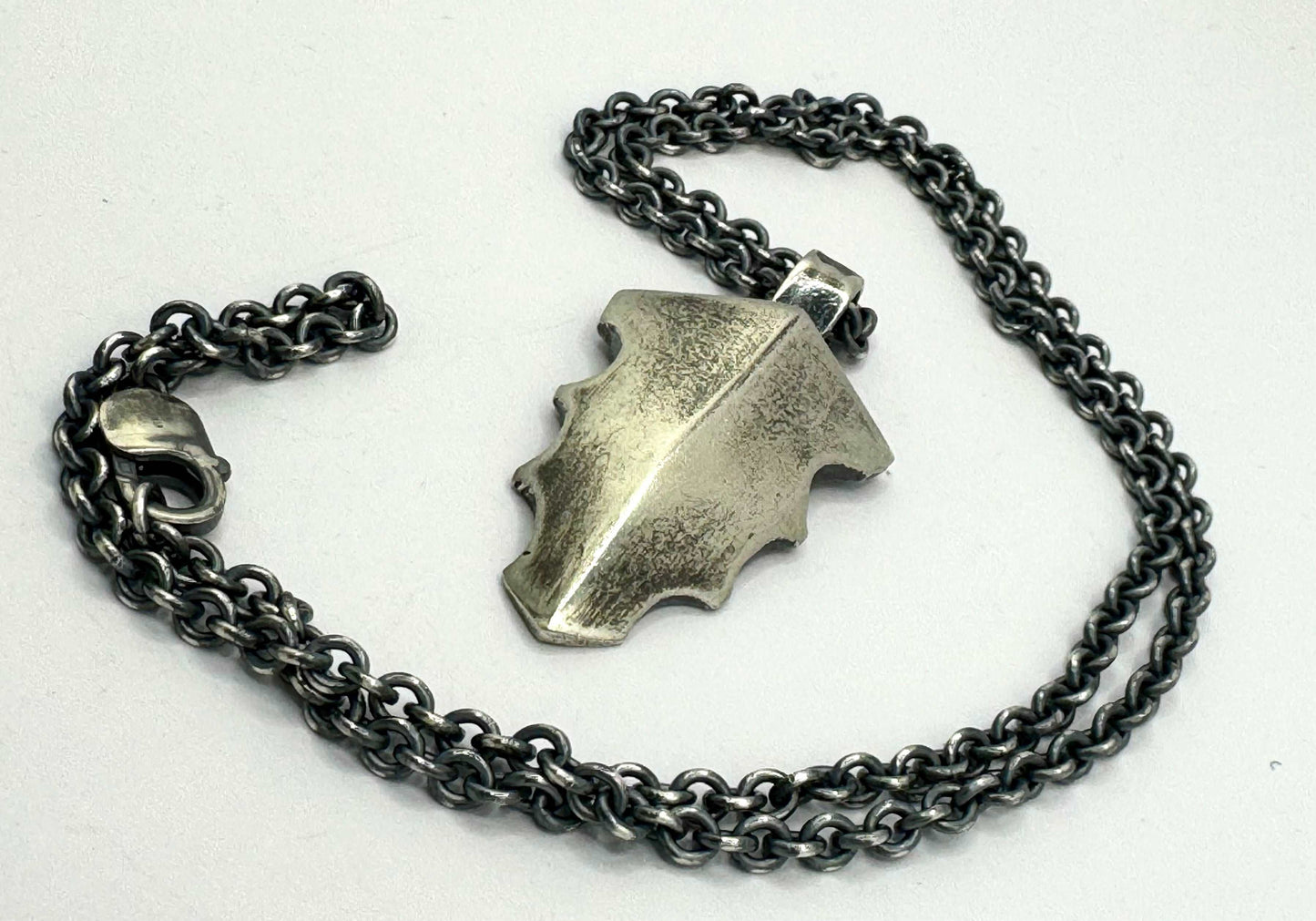 Shield of the Ancients Necklace in Sterling Silver