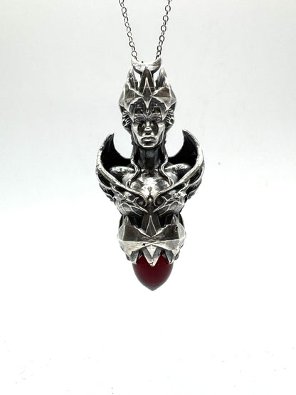 Lilith Talisman Pendant With Garnet
