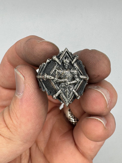 The Modred Ring in Sterling Silver