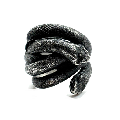 Snakes Of Eternity Ring In Sterling Silver