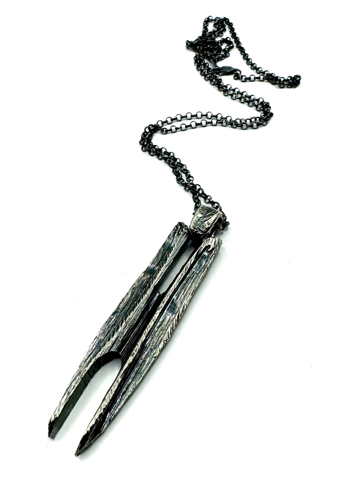 Split Necklace in Sterling Silver