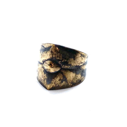 Introspection Bronze Brutalist Ring