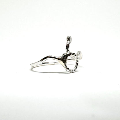 Snake Stacker in Sterling Silver