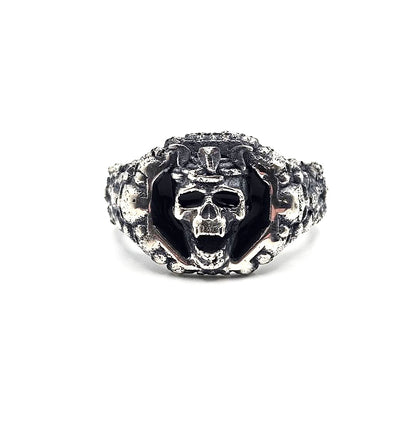 The Serpent’s King Ring In Sterling Silver