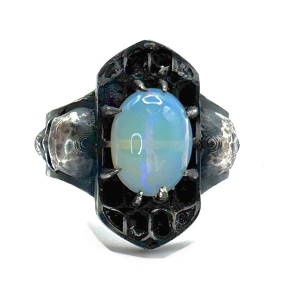 Ring of the Veil in Sterling Silver and Opal